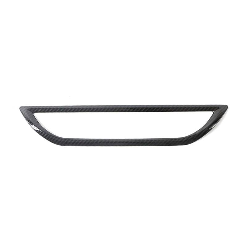 TGFCRUH Auto Mittelkonsole Trim Kompatibel Mit VW Für ID.4 ID4 2021 2022 2023 Auto-Innenteil Refit Center Console AC Air Outlet Vent Frame Ring Trim Aufkleber(Carbon Fiber) von TGFCRUH