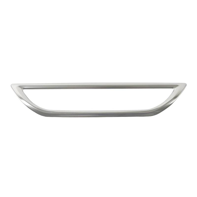 TGFCRUH Auto Mittelkonsole Trim Kompatibel Mit VW Für ID.4 ID4 2021 2022 2023 Auto-Innenteil Refit Center Console AC Air Outlet Vent Frame Ring Trim Aufkleber(Silver) von TGFCRUH