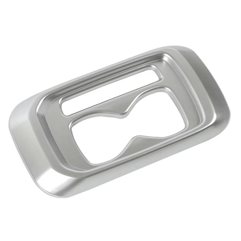 TGFCRUH Auto Mittelkonsole Trim Kompatibel Mit VW Für ID.4 ID4 2021 2022 2023 Auto-Mittelkonsolen-Teil Refit Gangschaltung Wasserbecherhalter Rahmenverkleidung Zieraufkleber(Silver) von TGFCRUH