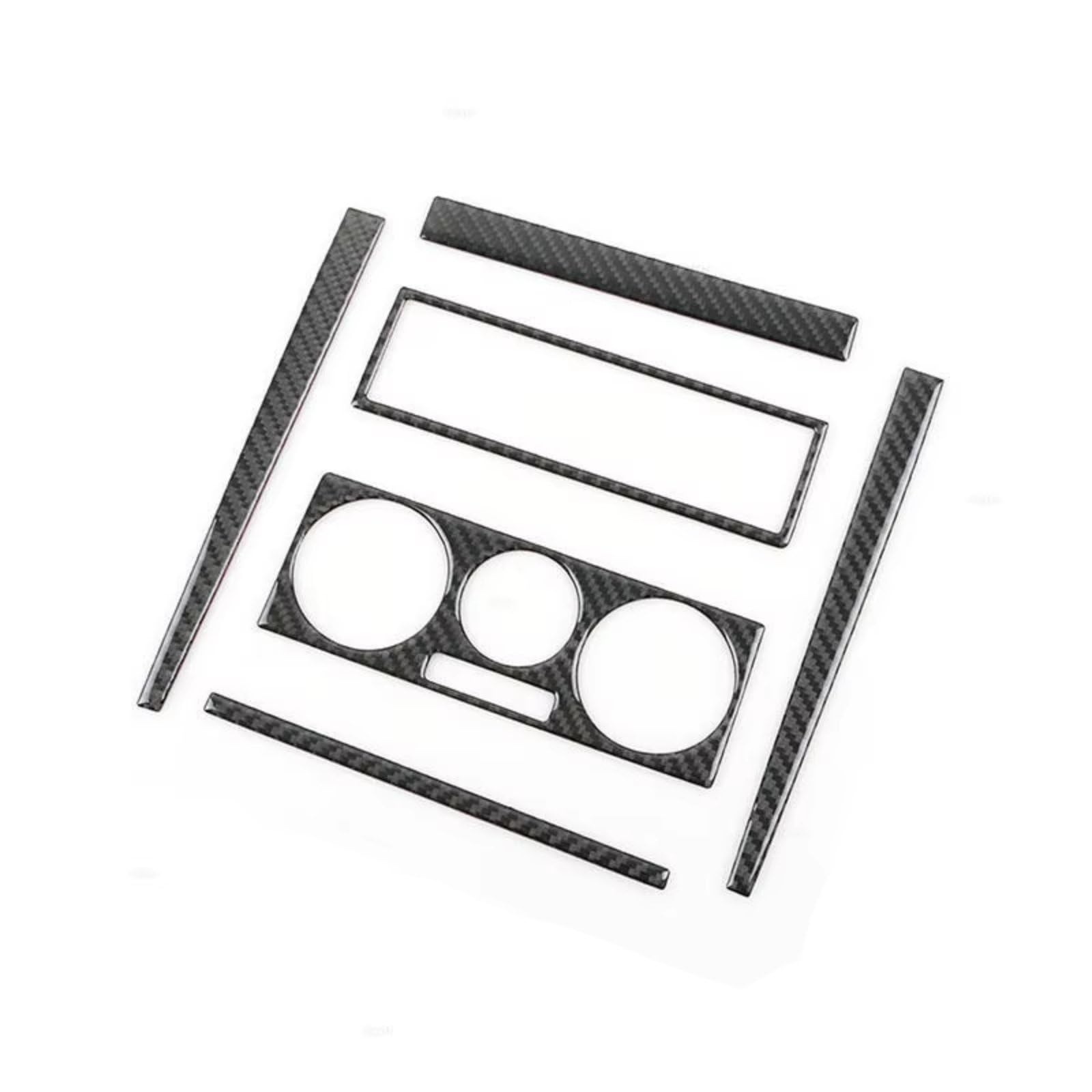 TGFCRUH Auto Mittelkonsole Trim Kompatibel Mit VW Für Mk4 R32 Für GTI 1999 2000 2001 2002 2003 2004 1 Stück 4 Stück 5 Stück 6 Stück Zierstreifen Für Die Mittelkonsole(A-B-C) von TGFCRUH