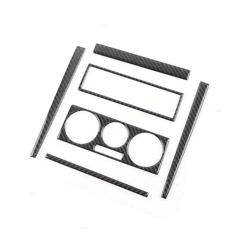 TGFCRUH Auto Mittelkonsole Trim Kompatibel Mit VW Für Mk4 R32 Für GTI 1999 2000 2001 2002 2003 2004 1 Stück 4 Stück 5 Stück 6 Stück Zierstreifen Für Die Mittelkonsole(A-B-C) von TGFCRUH