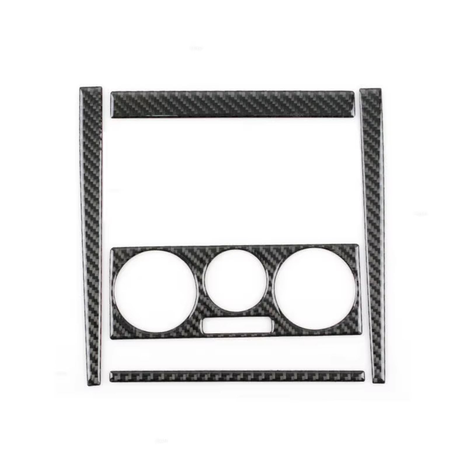 TGFCRUH Auto Mittelkonsole Trim Kompatibel Mit VW Für Mk4 R32 Für GTI 1999 2000 2001 2002 2003 2004 1 Stück 4 Stück 5 Stück 6 Stück Zierstreifen Für Die Mittelkonsole(B-C) von TGFCRUH