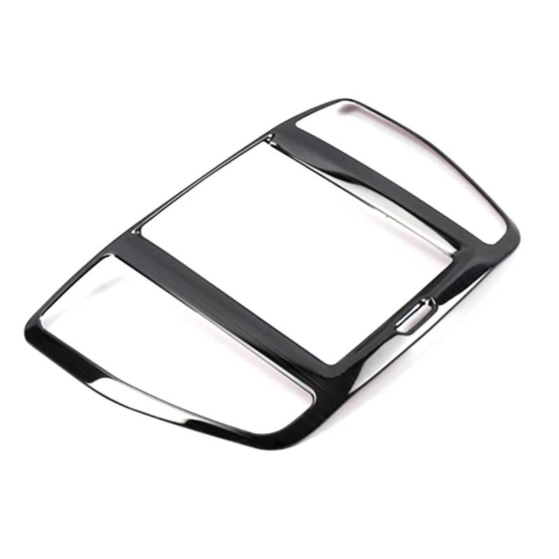 TGFCRUH Auto Mittelkonsole Trim Kompatibel Mit Volvo Für XC60 2018 2019 2022 Innenausstattung Der Mittelkonsole Navigation GPS Für Navigator Rahmenverkleidung Innenleisten Zubehör(Black) von TGFCRUH
