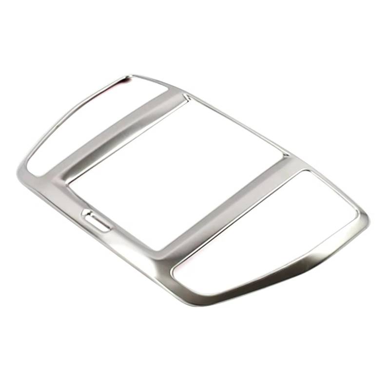 TGFCRUH Auto Mittelkonsole Trim Kompatibel Mit Volvo Für XC60 2018 2019 2022 Innenausstattung Der Mittelkonsole Navigation GPS Für Navigator Rahmenverkleidung Innenleisten Zubehör(Silver) von TGFCRUH