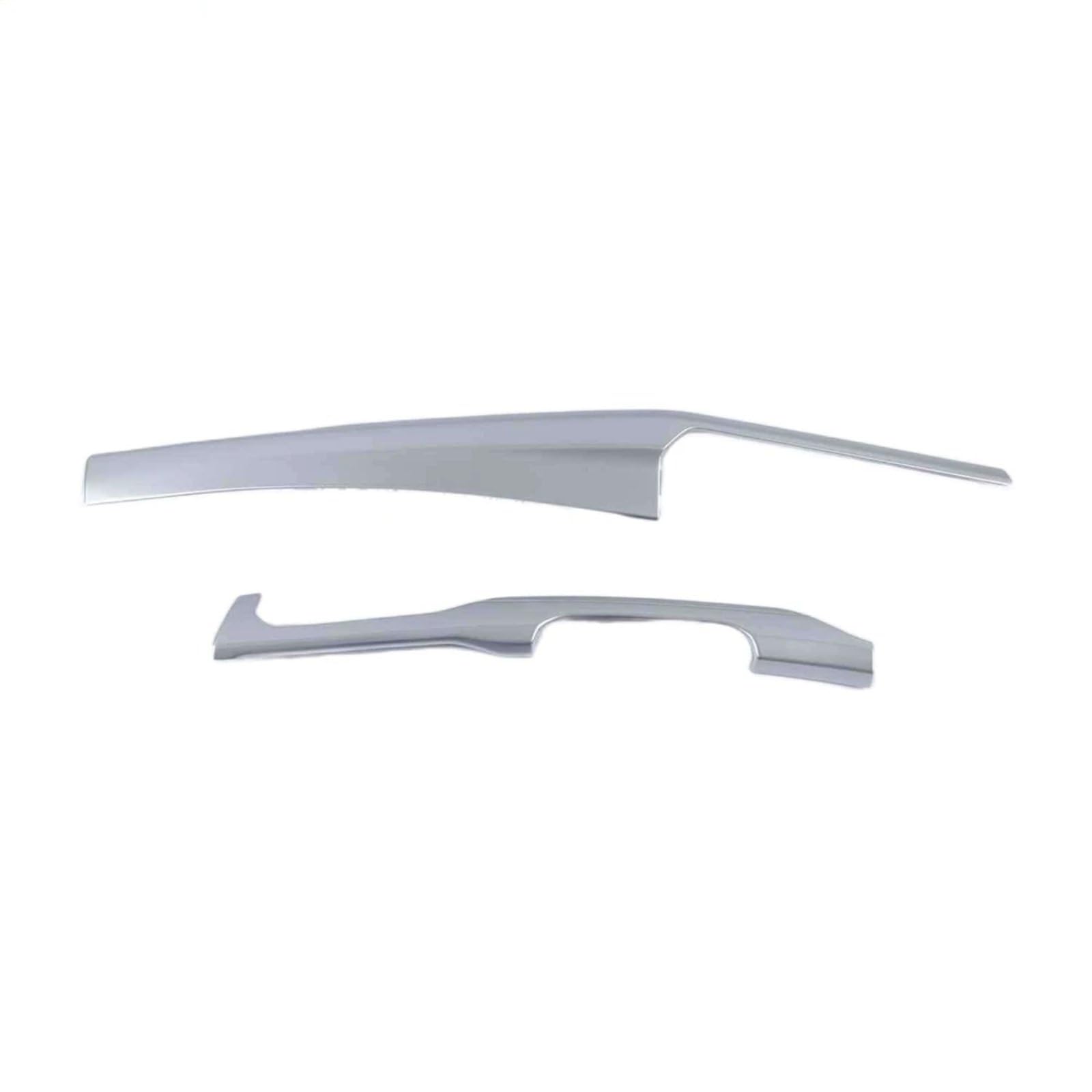 TGFCRUH Auto Mittelkonsole Trim Kompatibel Mit Vw Für Golf 8 Für Mk8 2021 2022 2 Stück Carbon-Auto-Armaturenbrett-Instrumentenschutzplatte Dekoratives Abdeckungszubehör(White) von TGFCRUH