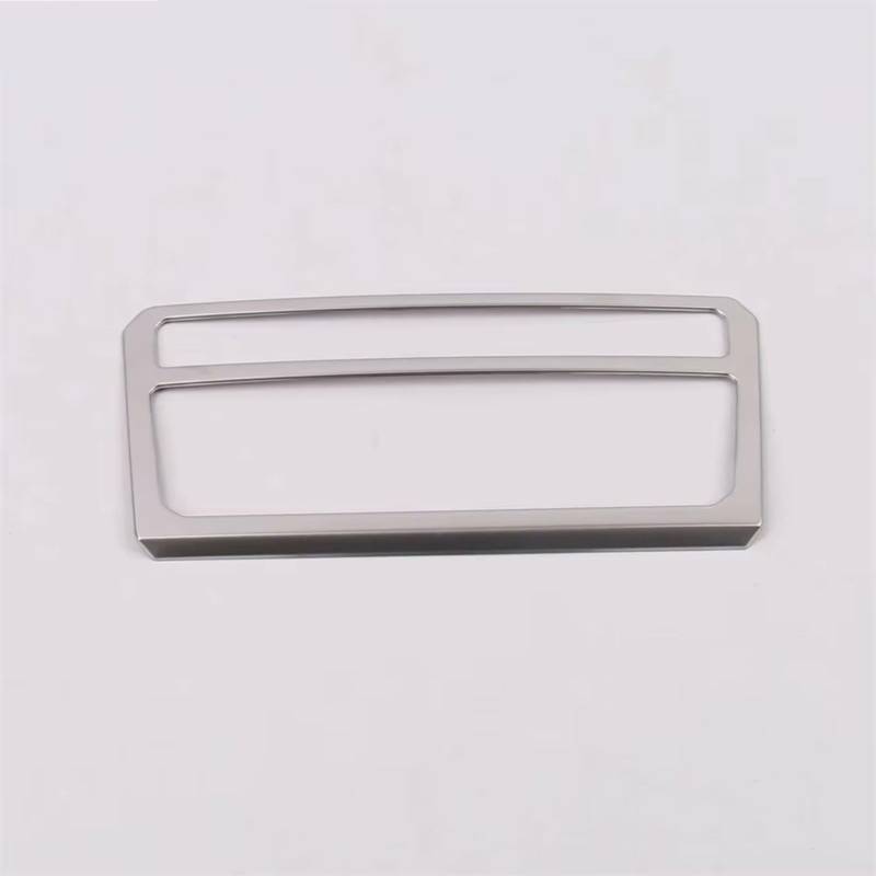 TGFCRUH Auto Mittelkonsole Trim Kompatibel Mit Vw Für TCross 2019 2020 2021 2022 2023, 1 Stück, Zentrale Steuerung, AC-Klimaanlage, Schalterrahmen, Dekorabdeckung(Silver Style) von TGFCRUH