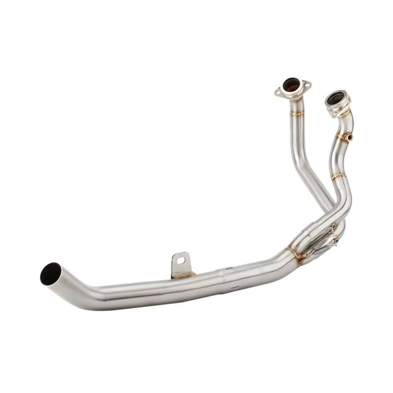 TGFCRUH Mittelteil des Auspuffrohrs Für Africa Für Twin Für Crf1100l 2020 2021 2022 2023 Für Escape Motorrad Auspuff Header Link Rohr 51mm Slip-on Motorrad Auspuffrohr von TGFCRUH