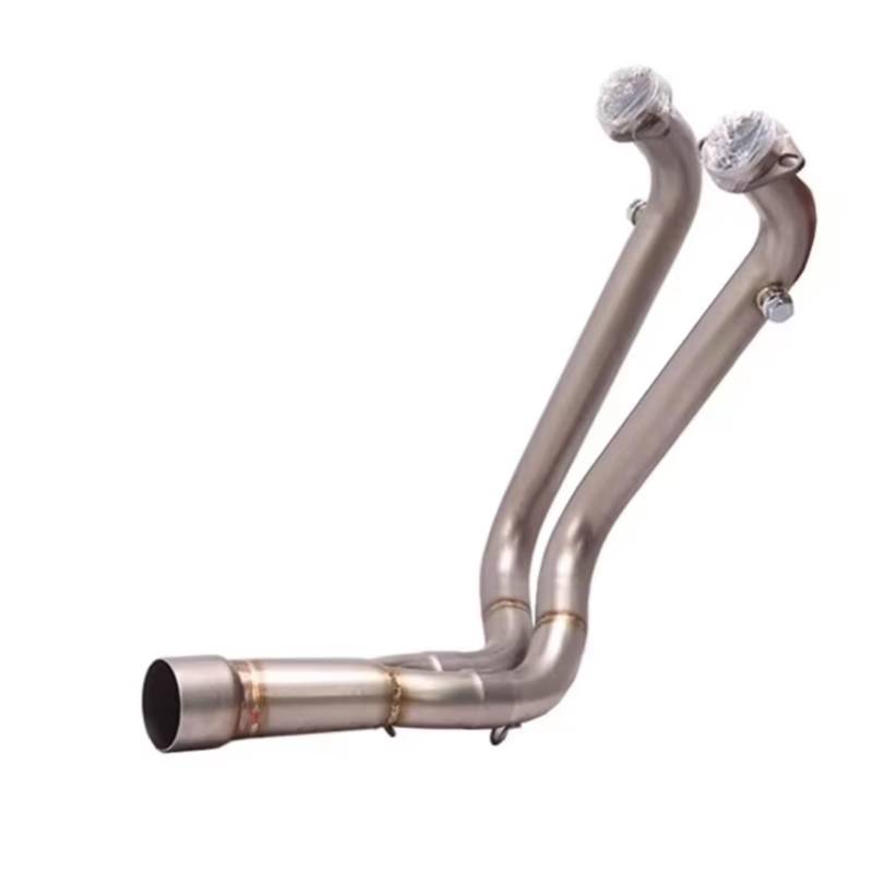 TGFCRUH Mittelteil des Auspuffrohrs Kompatibel Mit Benelli Für 752S Für Escape Modifiziertes Vorderes Verbindungsrohr Aus Edelstahl Verbindungsschalldämpfer Motorrad-Auspuffverbindung Verbindungsrohr von TGFCRUH