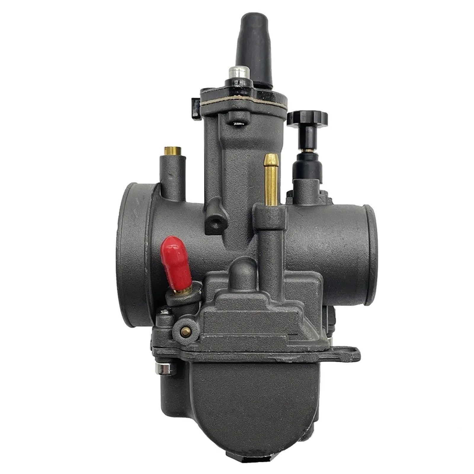 TGFCRUH Motorrad Motoren Carb Für 24mm 26mm 28mm 30mm 32mm 34mm 2T 4T Für Vergaser Carburador Mit Power Jet Vergaser Mit Filter Choke Kit(26mm) von TGFCRUH