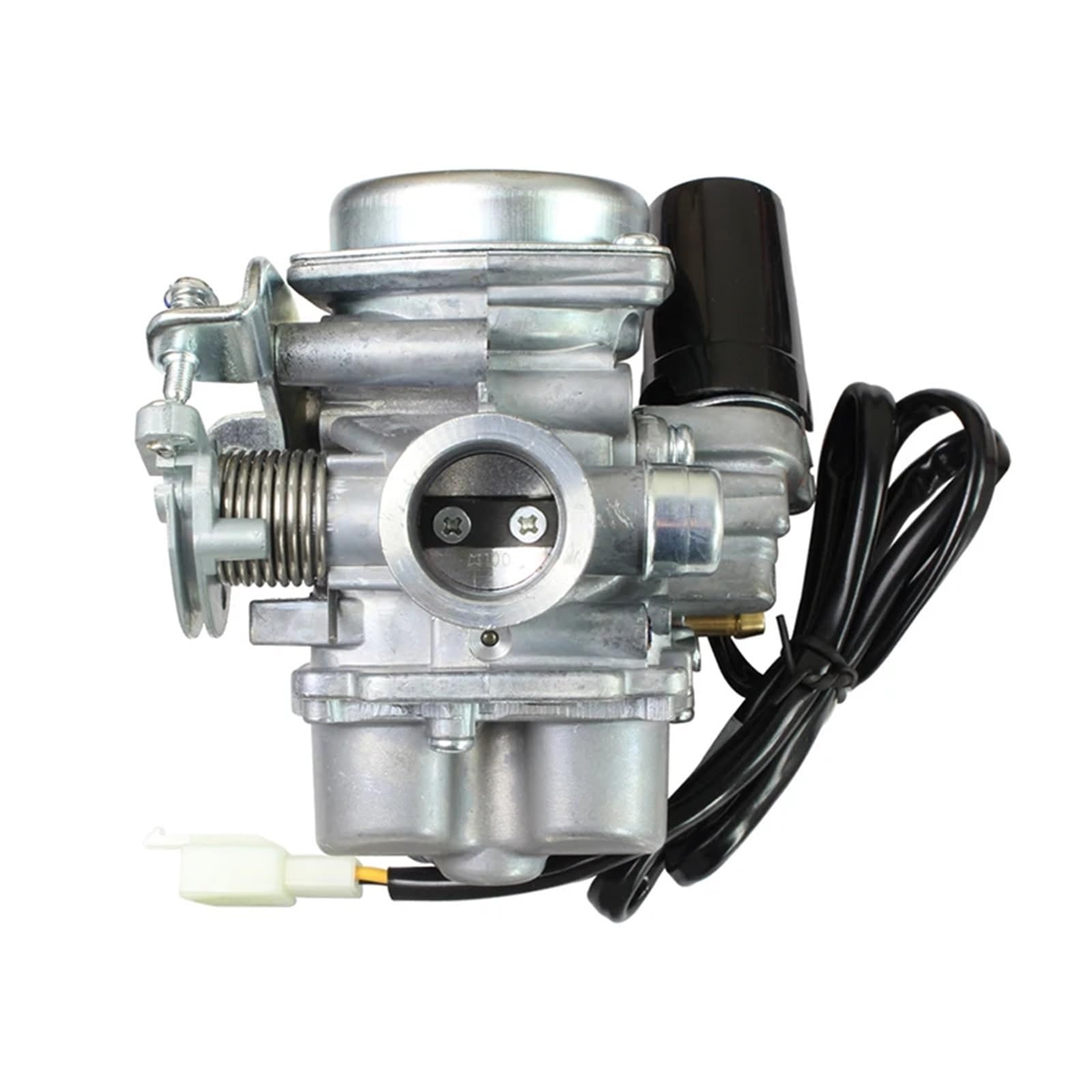 TGFCRUH Motorrad Motoren Carb Für SCV 100 Lead 2002 2003 2004 2005 2006 2007 2008 2009 2010 20mm Roller Moped Mit Konzentriert Ventil Vergaser Carb Ersatz von TGFCRUH