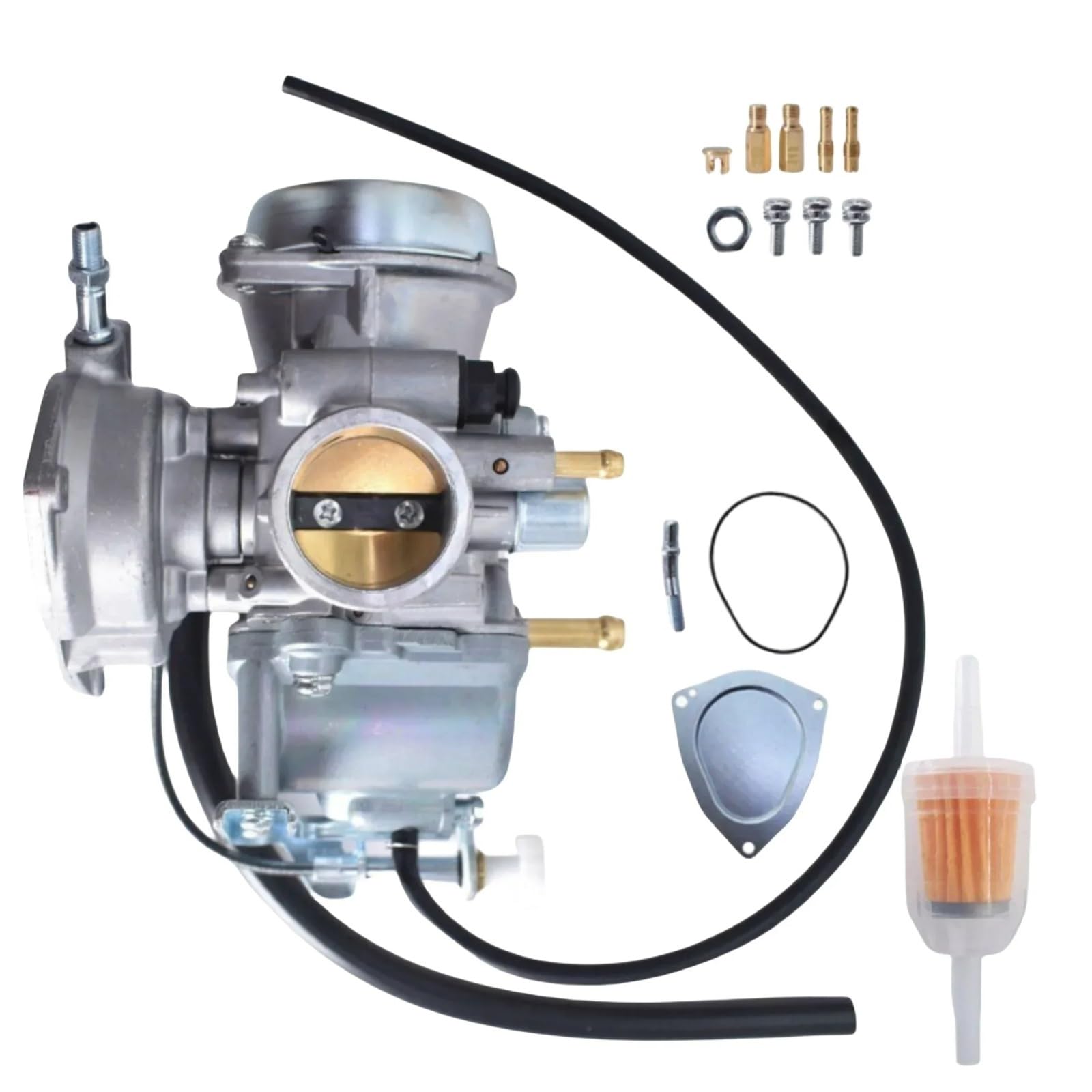 TGFCRUH Motorrad Motoren Carb Kompatibel Mit Suzuki Für LTF250 Für Ozark 2002-2009 2012-2014 Für LT-Z250 Für QuadSport Z 2004-2009 Vergaser Mit Kraftstofffilter Luftfilter 13200-05G22 TGFCRUH Motorrad Motoren Carb Kompatibel Mit Suzuki Für LTF250 Für Ozark 2002-2009 2012-2014 Für LT-Z250 Für QuadSport Z 2004-2009 Vergaser Mit Kraftstofffilter Luftfilter 13200-05G22 von TGFCRUH