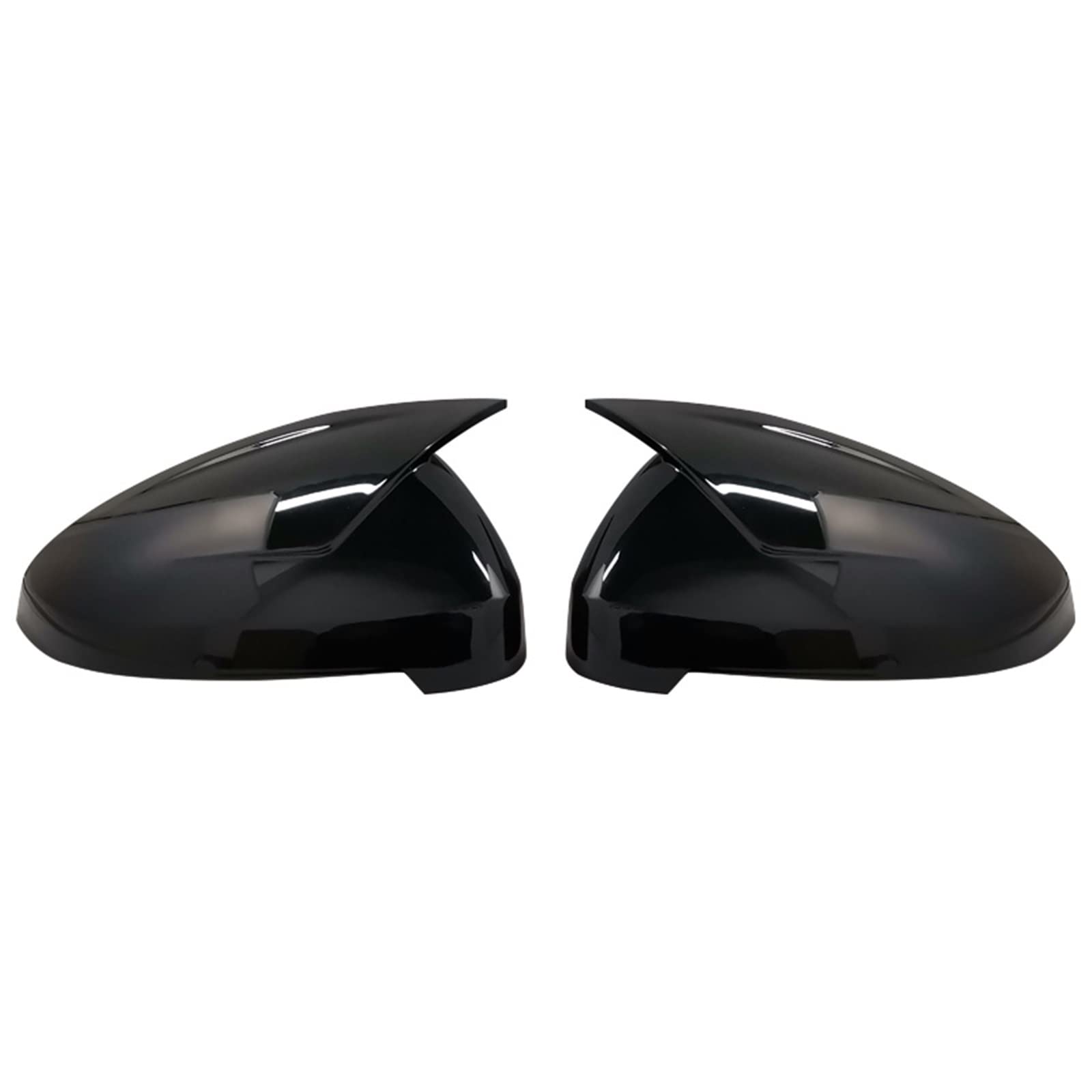TGFCRUH Rückspiegelkappe Kompatibel Mit A5 S5 RS5 2016 2017 2018 2019 2020 2021 2022 Seitenspiegelkappen Ersetzen Abdeckungen ABT Style Autoteile Zubehör(Bright Black) von TGFCRUH