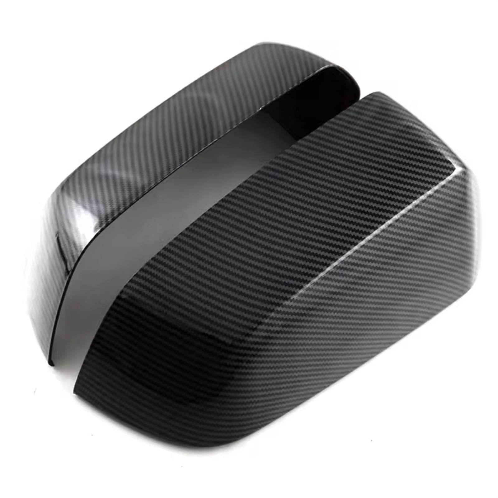 TGFCRUH Rückspiegelkappe Kompatibel Mit Ford Für Ranger 2023 2024 Verkleidung Der Rückspiegelabdeckung Verkleidung Der Seitentürspiegelabdeckung Zubehör Autoteile(Carbon Fiber Pattern) von TGFCRUH