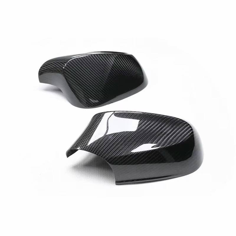 TGFCRUH Rückspiegelkappe Kompatibel Mit Für 1er E82 2010–2011 Spiegelabdeckung Zusatz-Außenspiegelkappe Aus Trockener Kohlefaser Für Das Auto Rückspiegelgehäuse von TGFCRUH