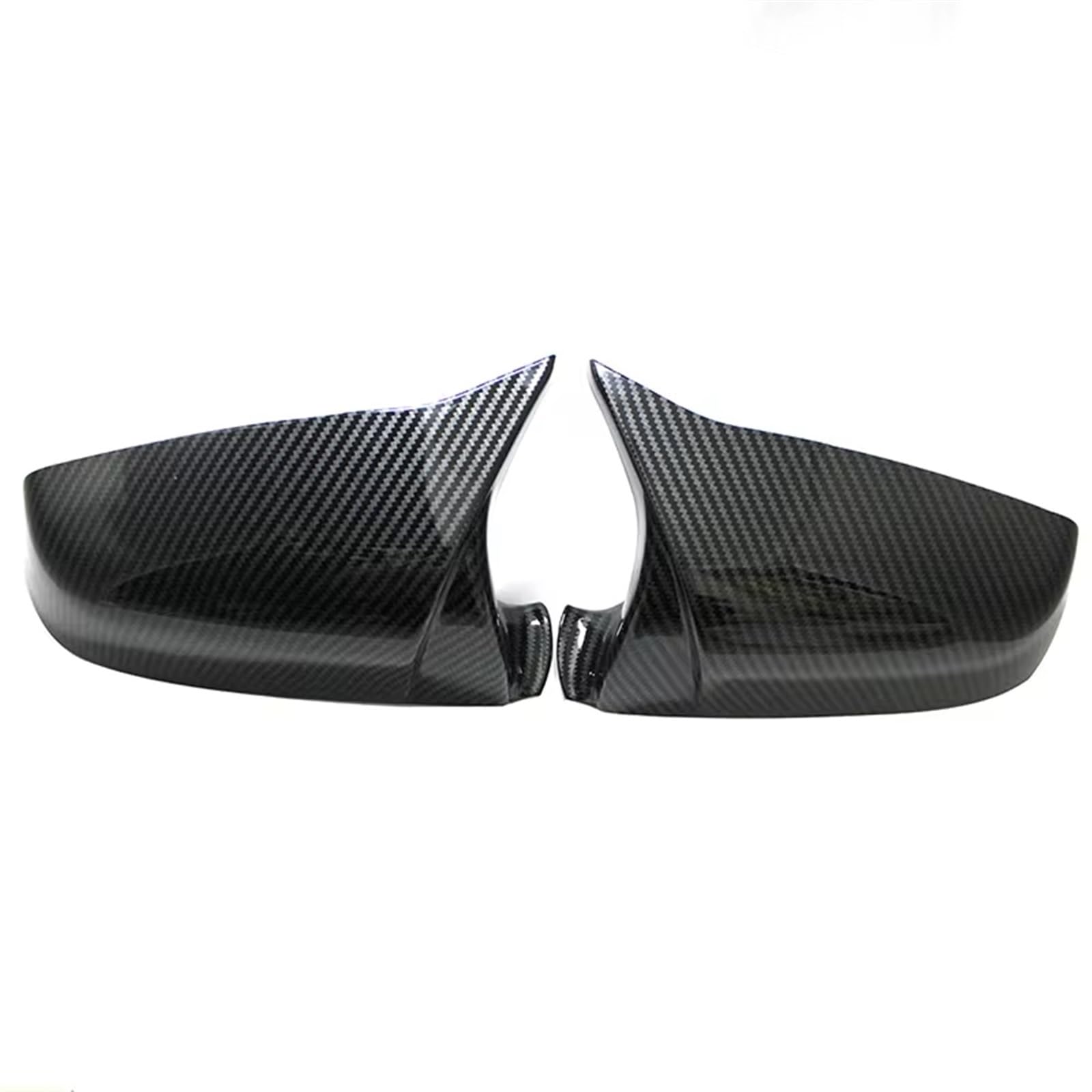 TGFCRUH Rückspiegelkappe Kompatibel Mit Für E60 E61 E63 E64 LCI 2008 2009 2010 Carbonfaser-Look Auto-Styling M-Stil Ersatzspiegelabdeckung Autoteilezubehör(Carbon Fiber) von TGFCRUH