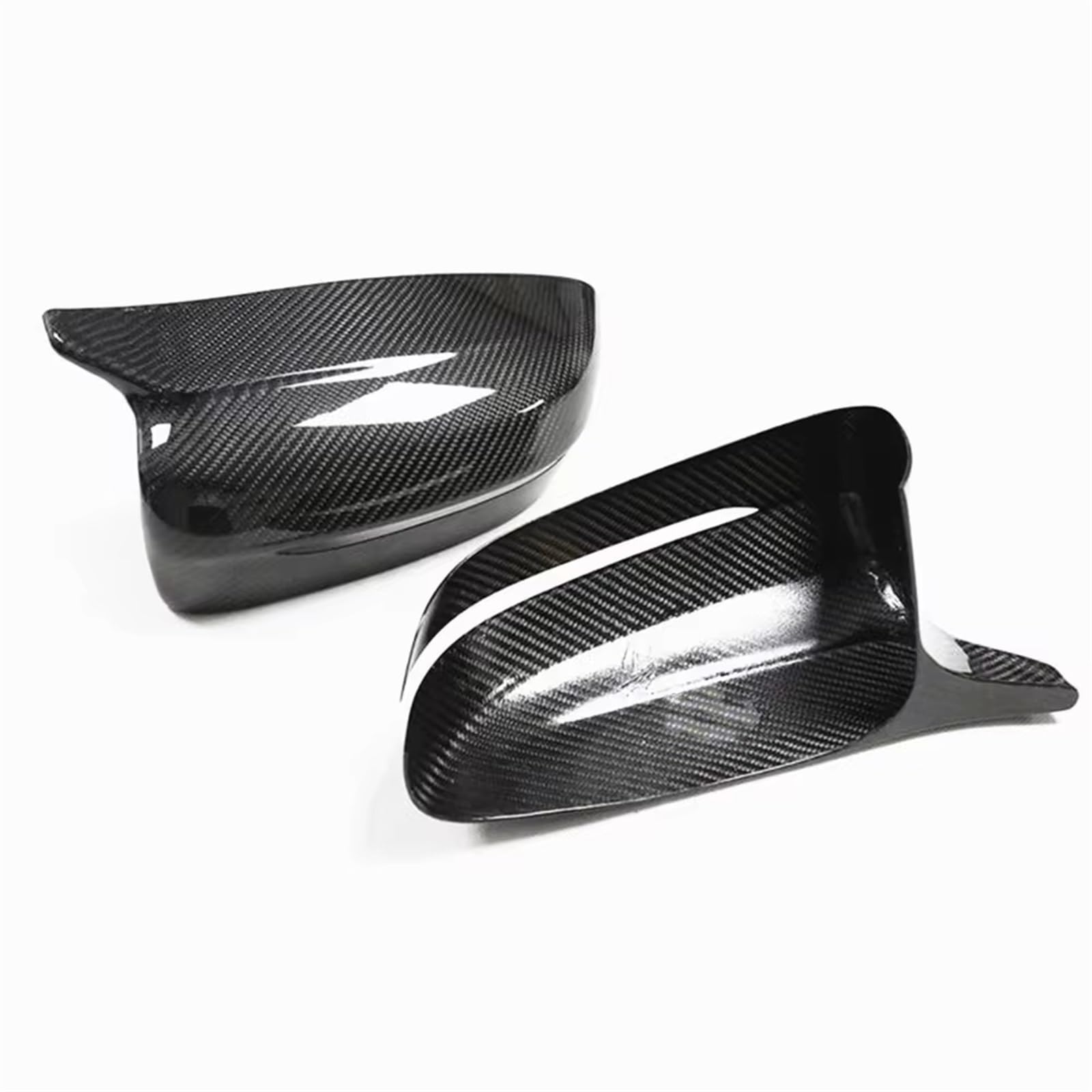 TGFCRUH Rückspiegelkappe Kompatibel Mit Für G30 G31 G38 2017 2018 2019 2020 2021 M3 M4 Stil Carbon Fiber Rückspiegelkappen Abdeckung Hinzufügen Von Autoteilen(Left Hand Drive) von TGFCRUH