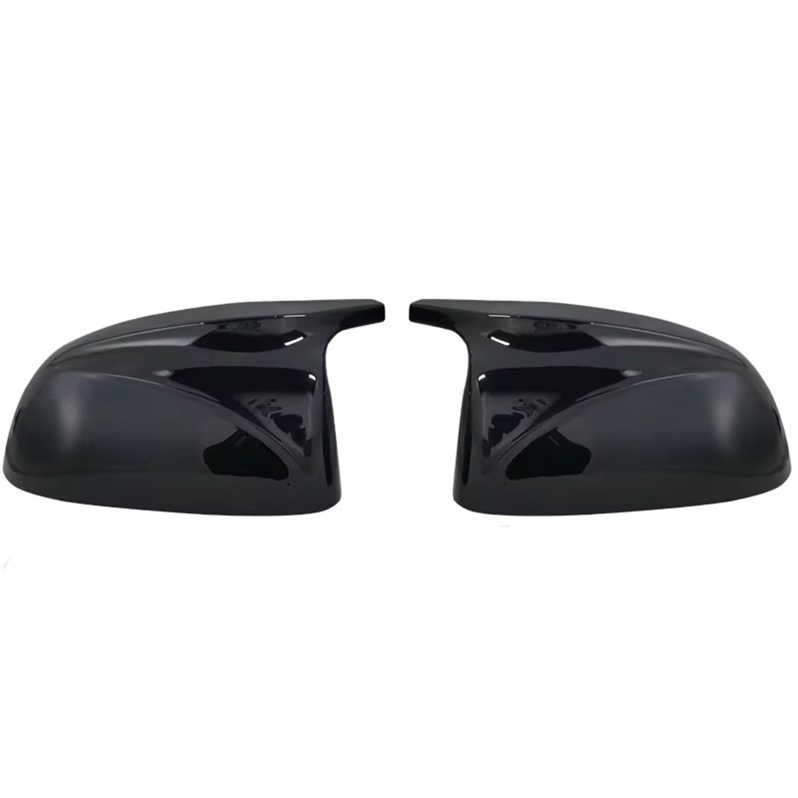 TGFCRUH Rückspiegelkappe Kompatibel Mit Für IX3 2022-2023 M Style Schwarze Rückspiegelabdeckung X3M Look Autoteile Rückspiegelgehäuse Autozubehör(Bright Black) von TGFCRUH