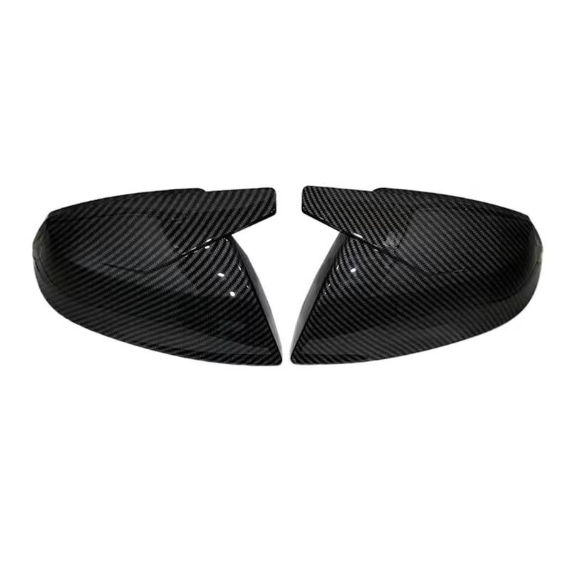 TGFCRUH Rückspiegelkappe Kompatibel Mit Für Q5 Q5L SQ5 2019 2020 2021 Rückspiegelabdeckung Ersatzlinsenkappe Autoteile Zubehör(Carbon Fiber Pattern) von TGFCRUH