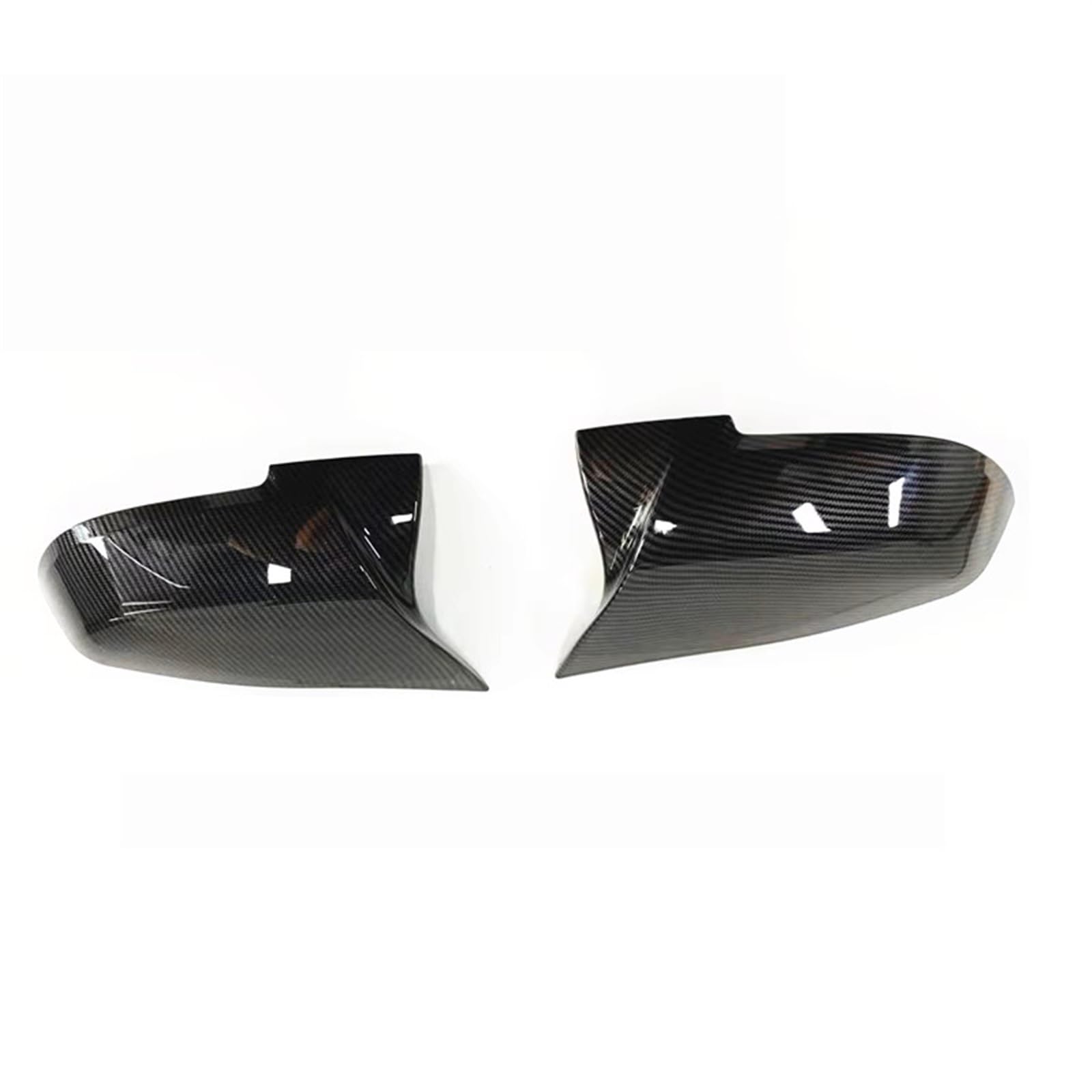 TGFCRUH Rückspiegelkappe Kompatibel Mit Für X1 E84 2013 2014 2015 Schwarz Glänzende Rückspiegelabdeckung Ersatz-Rückspiegelgehäuse Autoteile-Zubehör(Carbon Fiber Look) von TGFCRUH