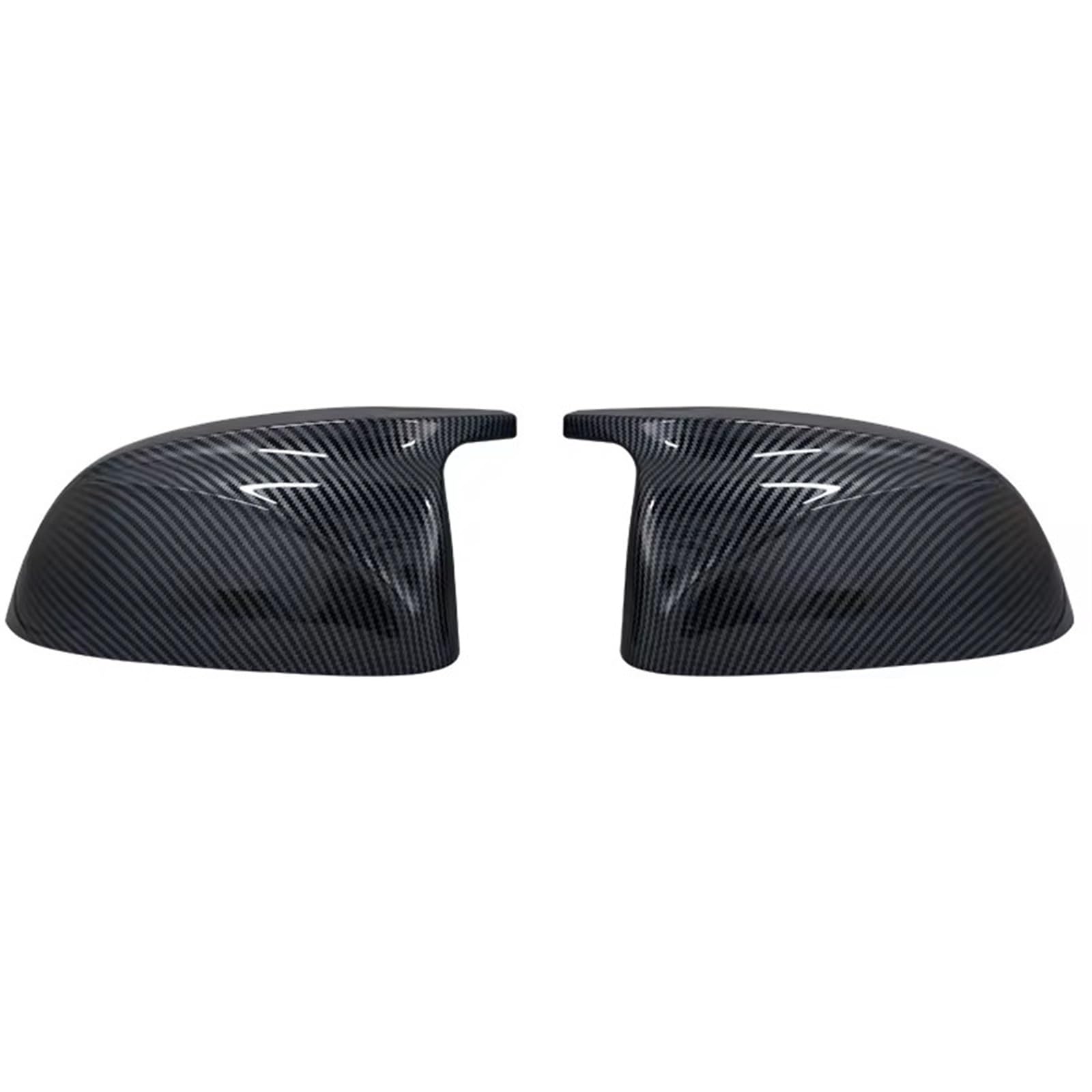 TGFCRUH Rückspiegelkappe Kompatibel Mit Für X7 G07 2019 M Style Schwarze Rückspiegelabdeckung X3M Look Autoteile Rückspiegelgehäuse Zubehör(Carbon Fiber Pattern) von TGFCRUH