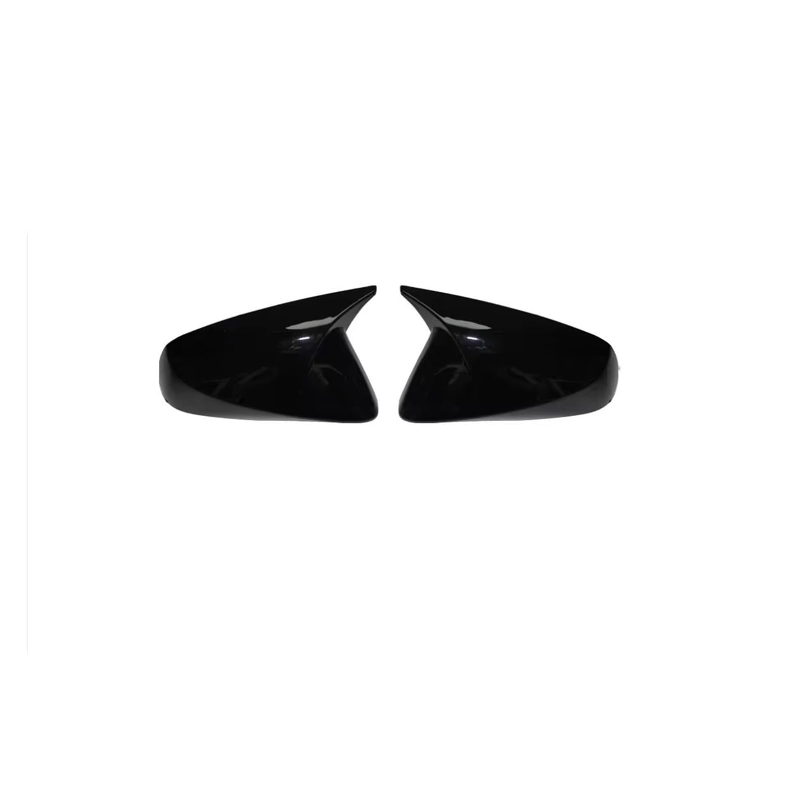 TGFCRUH Rückspiegelkappe Kompatibel Mit Lexus Für RX 200t 330 300 350 450 2016 2017 2018 2019 Carbon Fiber Spiegelabdeckungskappen Autoteile Zubehör(Bright Black) von TGFCRUH