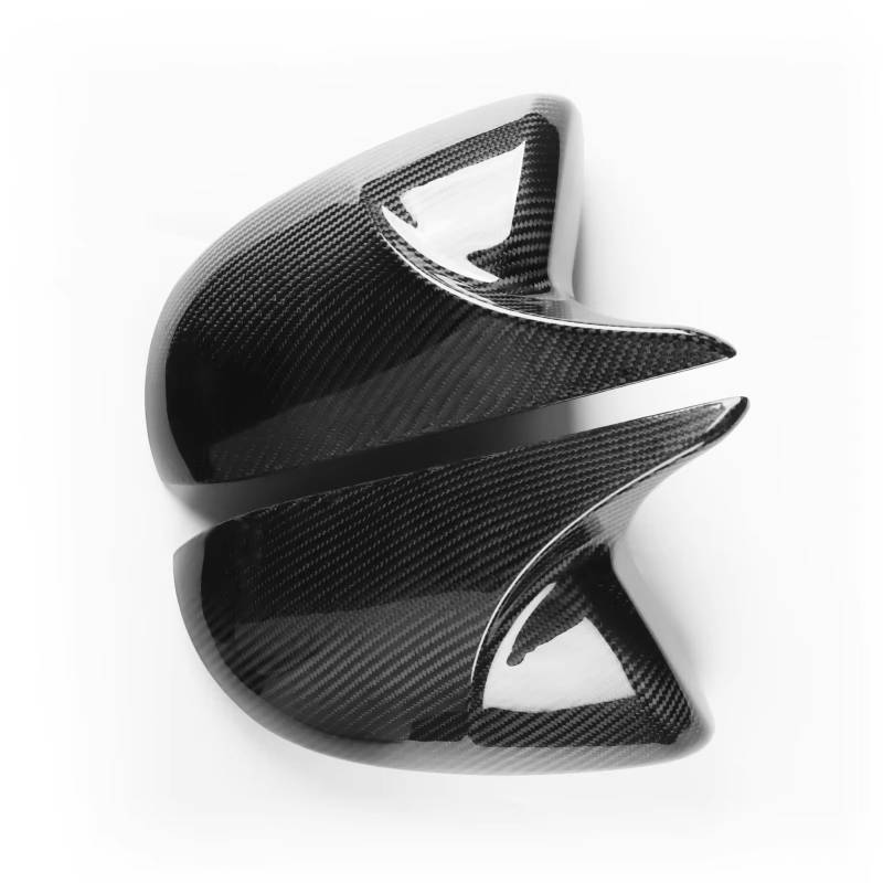 TGFCRUH Rückspiegelkappe Kompatibel Mit Mazda 3 Für Axela 2010 2011 2012 2013 Echte Kohlefaser-Rückspiegelabdeckung Autoaußenseiten-Rückspiegelkappenschale Zusatztyp von TGFCRUH