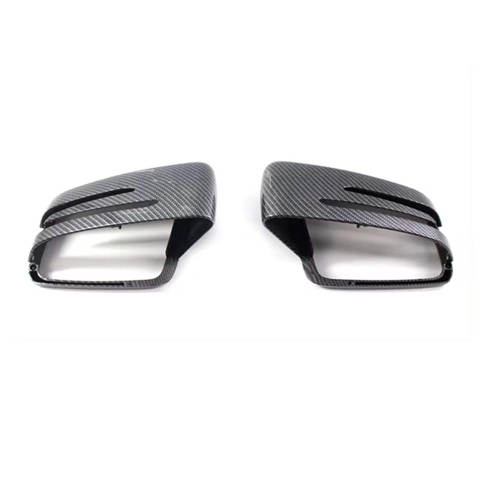 TGFCRUH Rückspiegelkappe Kompatibel Mit Mercedes Für Benz E-Klasse W212 2010 2011 2012 2013 2014 2015 Kohlefaser-Auto-Rückspiegelabdeckung Autozubehör(Carbon Fiber Pattern) von TGFCRUH