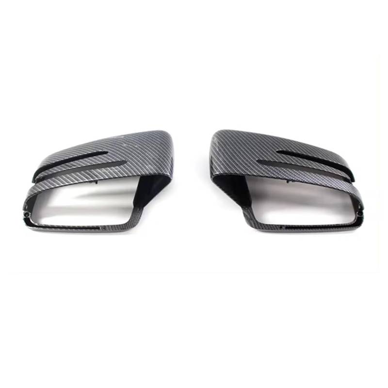 TGFCRUH Rückspiegelkappe Kompatibel Mit Mercedes Für Benz E-Klasse W212 2010 2011 2012 2013 2014 2015 Kohlefaser-Auto-Rückspiegelabdeckung Autozubehör(Carbon Fiber Pattern) von TGFCRUH