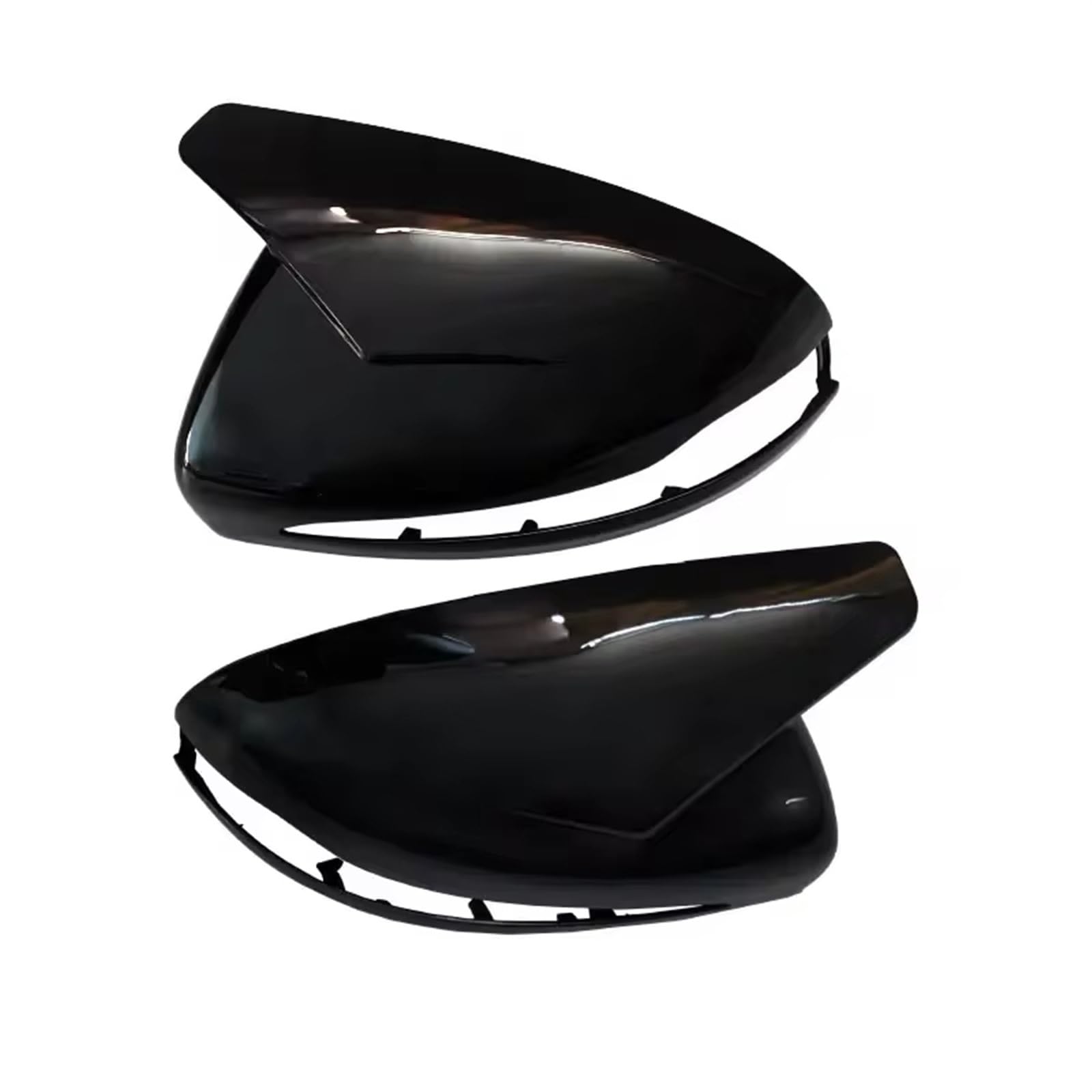 TGFCRUH Rückspiegelkappe Kompatibel Mit Mercedes Für E-Klasse W213 W238 Ab 2016 Auto-Rückspiegel-Seitenspiegel-Dekorationsabdeckung Schwarze Außenzubehör-Autoteile(Bright Black) von TGFCRUH