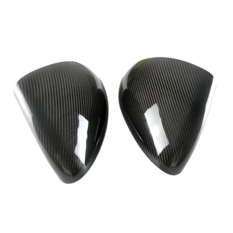 TGFCRUH Rückspiegelkappe Kompatibel Mit Porsche Für Cayenne 958 2011 2012 2013 2014 2-teiliges Auto-Carbon-Seitenrückspiegel-Abdeckungs-Trim Autoteile von TGFCRUH