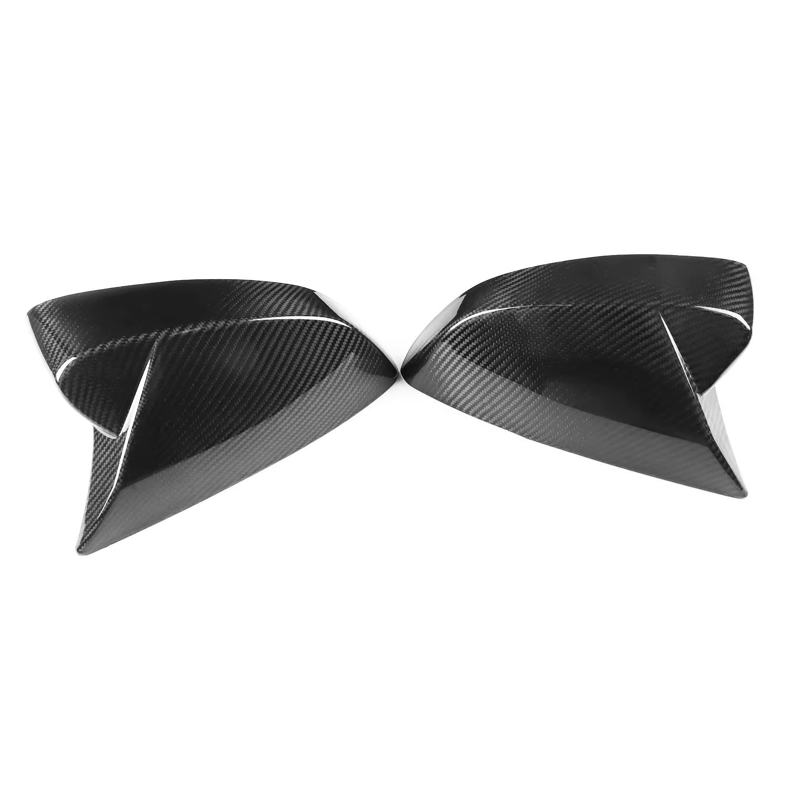 TGFCRUH Rückspiegelkappe Kompatibel Mit Toyota Für 86 2012–2019 (nach Juni 2012) Rückspiegelabdeckung Aus Echtem Carbonfaser Außenseite Rückspiegelkappe Schale Zusatztyp von TGFCRUH