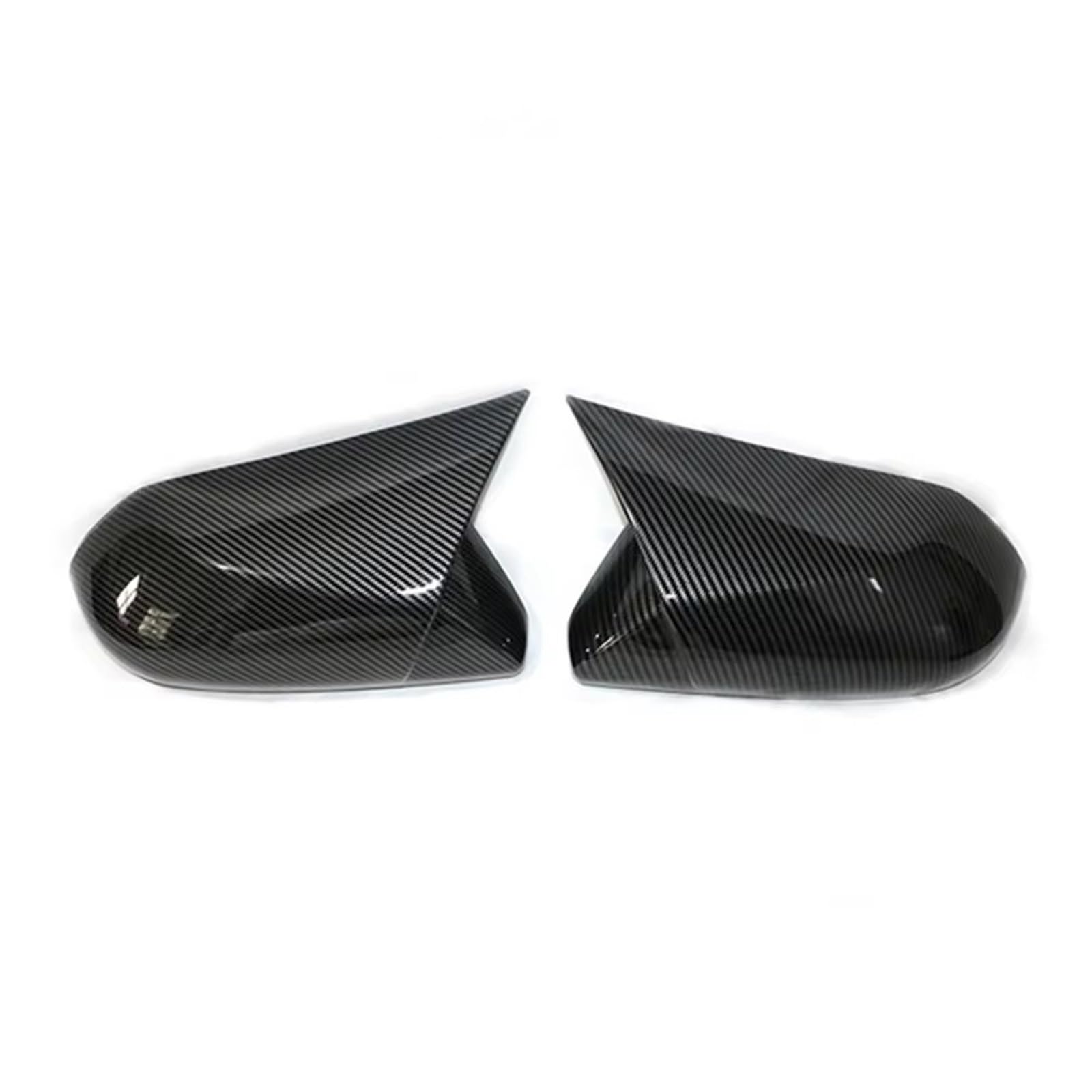 TGFCRUH Rückspiegelkappe Kompatibel Mit Toyota Für Camry 2018 2019 2020 2021 2022 2023 Seitenspiegelabdeckung Kohlefaser-Autoseitenspiegelabdeckung Autozubehör(Carbon Fiber Pattern) von TGFCRUH