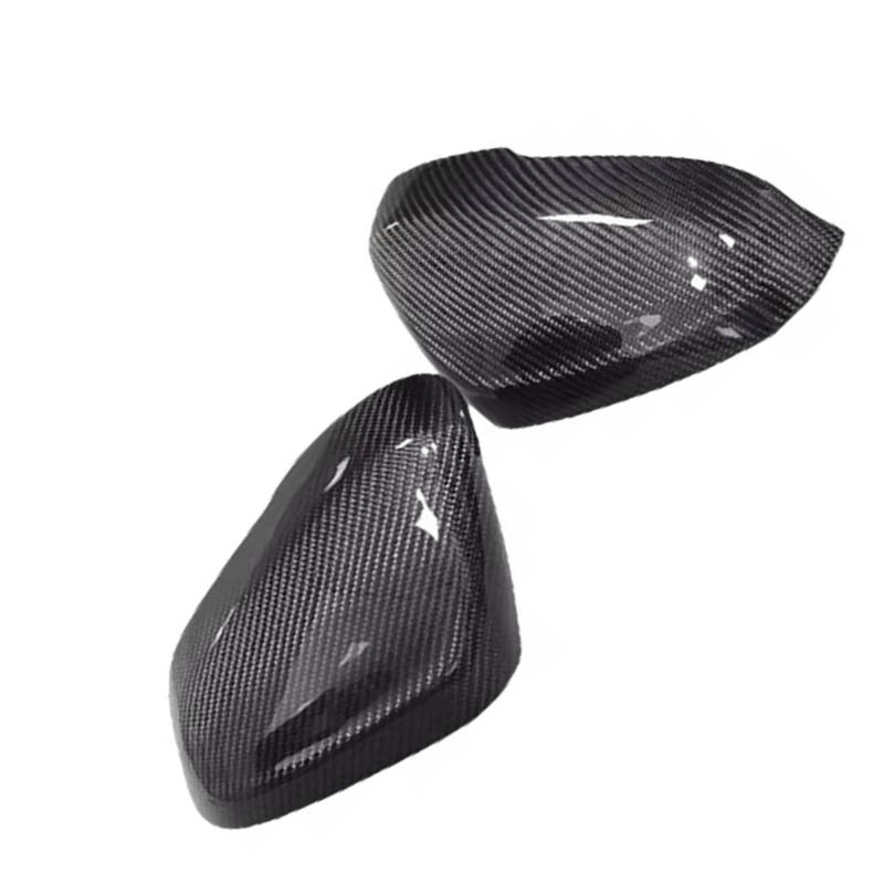 TGFCRUH Rückspiegelkappe Kompatibel Mit Volvo Für V60 2012 2013 2014 2015 2016 2017 2018 2019 Auto Kohlefaser Seitenrückspiegel Abdeckung Rahmenverkleidung Autoteile Zubehör von TGFCRUH