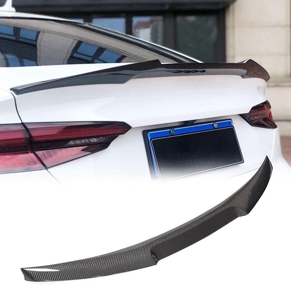 TGFOF Carbon Kohlefaser Heckspoiler für Audi A5 S5 Sportback 2017-2020 Limousine Schrägheck 4-Türer Auto-Hintere Spoiler-Flügel High Kick-Kofferraumdeckel Flügel TGFOF Carbon Kohlefaser Heckspoiler für Audi A5 S5 Sportback 2017-2020 Limousine Schrägheck 4-Türer Auto-Hintere Spoiler-Flügel High Kick-Kofferraumdeckel Flügel von TGFOF