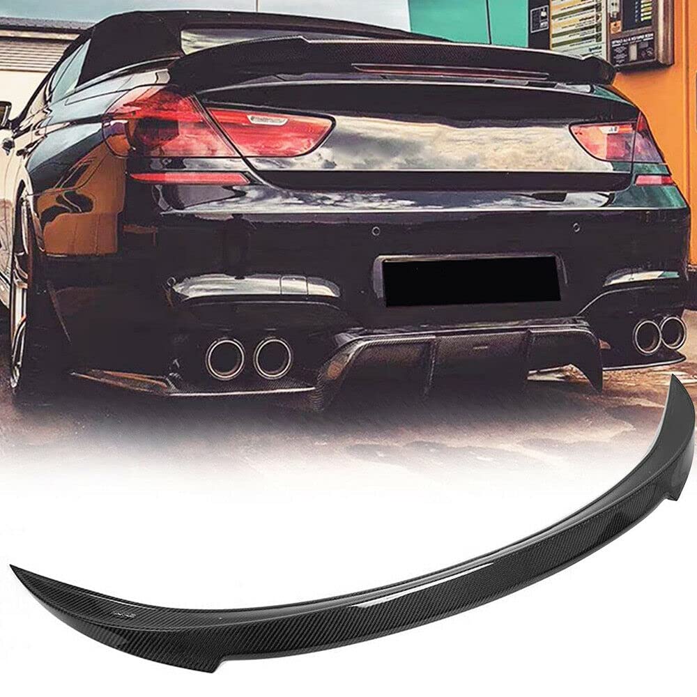 TGFOF Carbon Kohlefaser Heckspoiler passend für BMW 6er M6 F06 F12 640i 650i Limousine 2012-2016 Kofferraum Deckel Spoiler Flügel Lippe Auto Zubehör TGFOF Carbon Kohlefaser Heckspoiler passend für BMW 6er M6 F06 F12 640i 650i Limousine 2012-2016 Kofferraum Deckel Spoiler Flügel Lippe Auto Zubehör von TGFOF