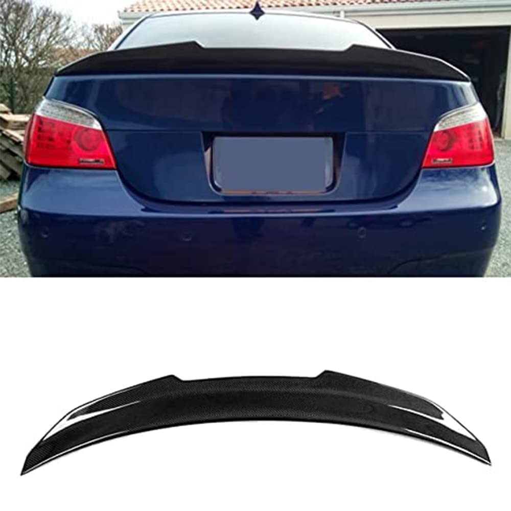 TGFOF Heckspoiler für BMW 5er E60 520i 523i 525i 528i 530i 535i 540i 545i 550i M Sport M5 Limousine 2004–2010 Fiberglas FRP Hochglanz Heckspoiler Flügel schwarz TGFOF Heckspoiler für BMW 5er E60 520i 523i 525i 528i 530i 535i 540i 545i 550i M Sport M5 Limousine 2004–2010 Fiberglas FRP Hochglanz Heckspoiler Flügel schwarz von TGFOF