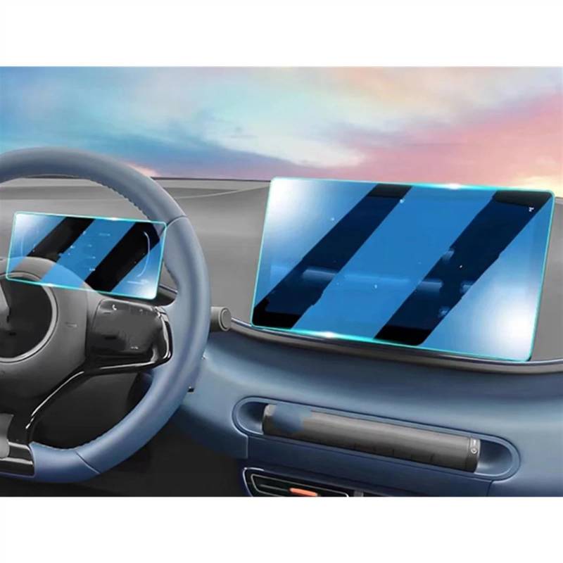 TGFQOLB Auto Navigation Protector Kompatibel Mit BYD Für Segull 2023 2024 Auto-Innenraum-Armaturenbrett-Schutzfolie Displayschutzfolie Aus Gehärtetem Glas Autozubehör(GPS and Dashboard) von TGFQOLB
