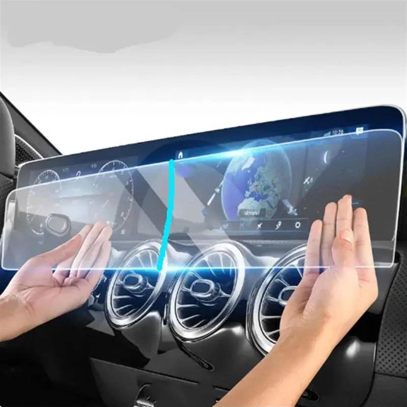 TGFQOLB Auto Navigation Protector Kompatibel Mit Benz Für Cla 180 200 2020 Auto Innen Center Konsole Transparent Display-schutzfolie Gehärtetem Glas Schutzfolie von TGFQOLB