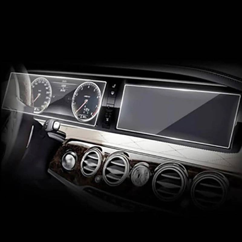TGFQOLB Auto Navigation Protector Kompatibel Mit Benz Für S-Klasse W221 W222 2014 2015 2016 2017 Autoinstrumentenschutzfolie Schutzfolie Aus Gehärtetem Glas Autozubehör von TGFQOLB