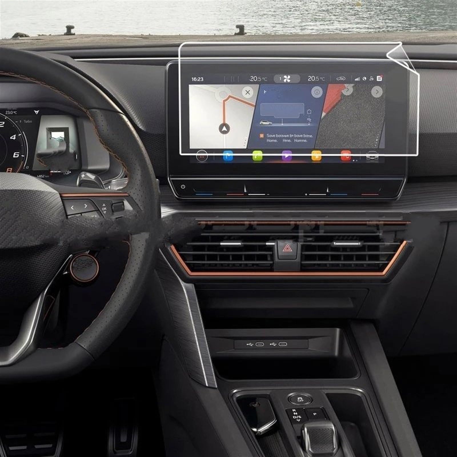 TGFQOLB Auto Navigation Protector Kompatibel Mit C&upra Für Formentor 2021 12 Zoll Autoinnenraum Mittelkonsole Transparente Displayschutzfolie Armaturenbrett-Schutzfolie TGFQOLB Auto Navigation Protector Kompatibel Mit C&upra Für Formentor 2021 12 Zoll Autoinnenraum Mittelkonsole Transparente Displayschutzfolie Armaturenbrett-Schutzfolie von TGFQOLB