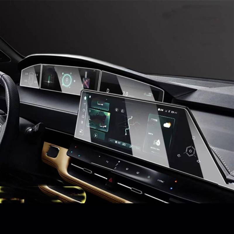 TGFQOLB Auto Navigation Protector Kompatibel Mit Changan Für Uni-k 2021 12,3 Zoll Autonavigationsschutzfolie Displayschutzfolie Aus Gehärtetem Glas Displayschutzfolie(Dashboard and GPS) von TGFQOLB