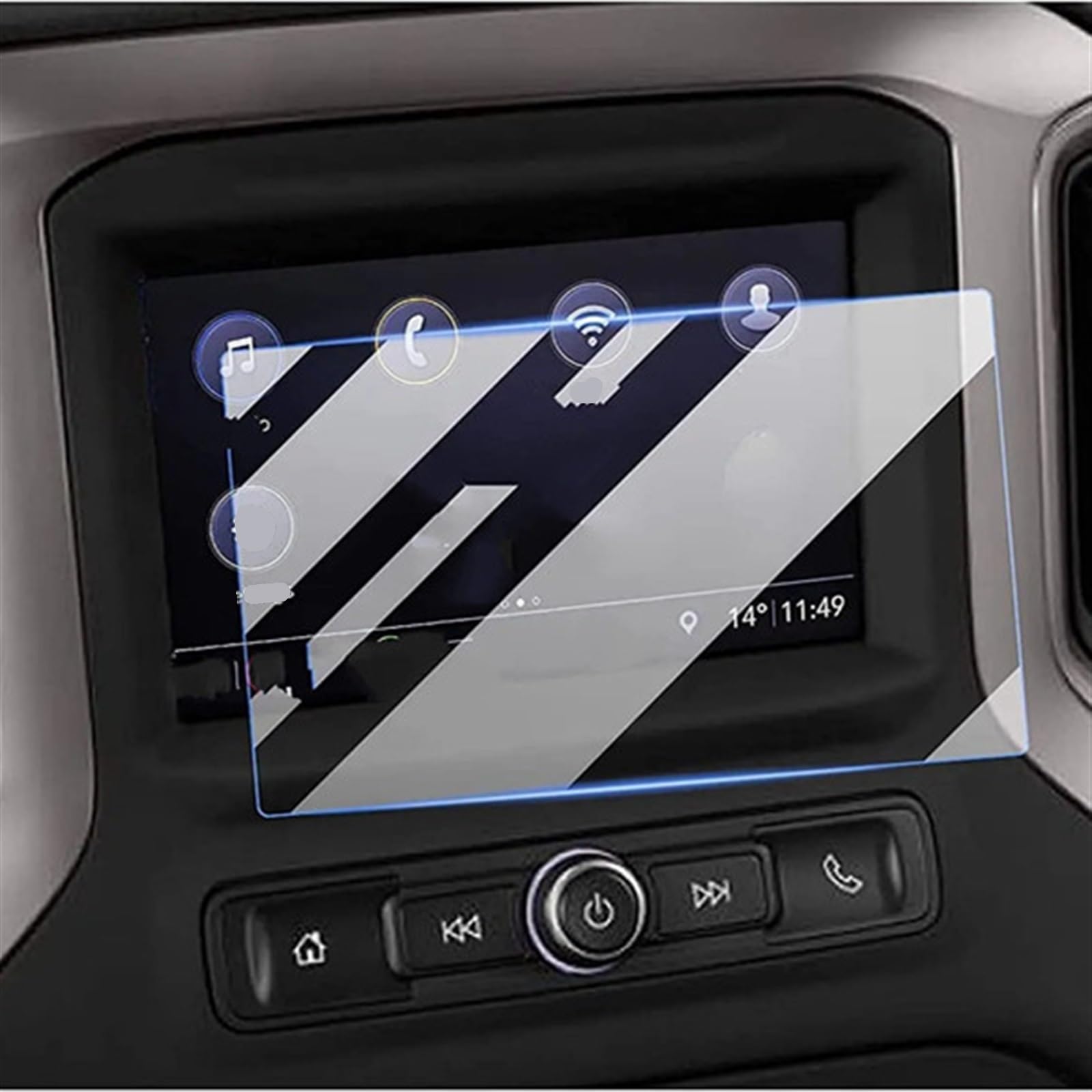 TGFQOLB Auto Navigation Protector Kompatibel Mit Chevorlet Für Silverado 2014 2015 2016 2017 2018 2019 2020 2021 7 Zoll Center Control Displayschutzfolie Autozubehör TGFQOLB Auto Navigation Protector Kompatibel Mit Chevorlet Für Silverado 2014 2015 2016 2017 2018 2019 2020 2021 7 Zoll Center Control Displayschutzfolie Autozubehör von TGFQOLB