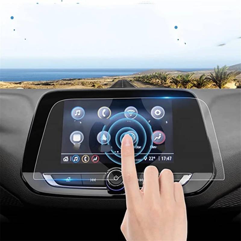 TGFQOLB Auto Navigation Protector Kompatibel Mit Chevrolet Für Onix 2021 Auto Instrument Schutz Film Gehärtetem Glas Screen Schutz Film Screen Schutz Film Kit von TGFQOLB