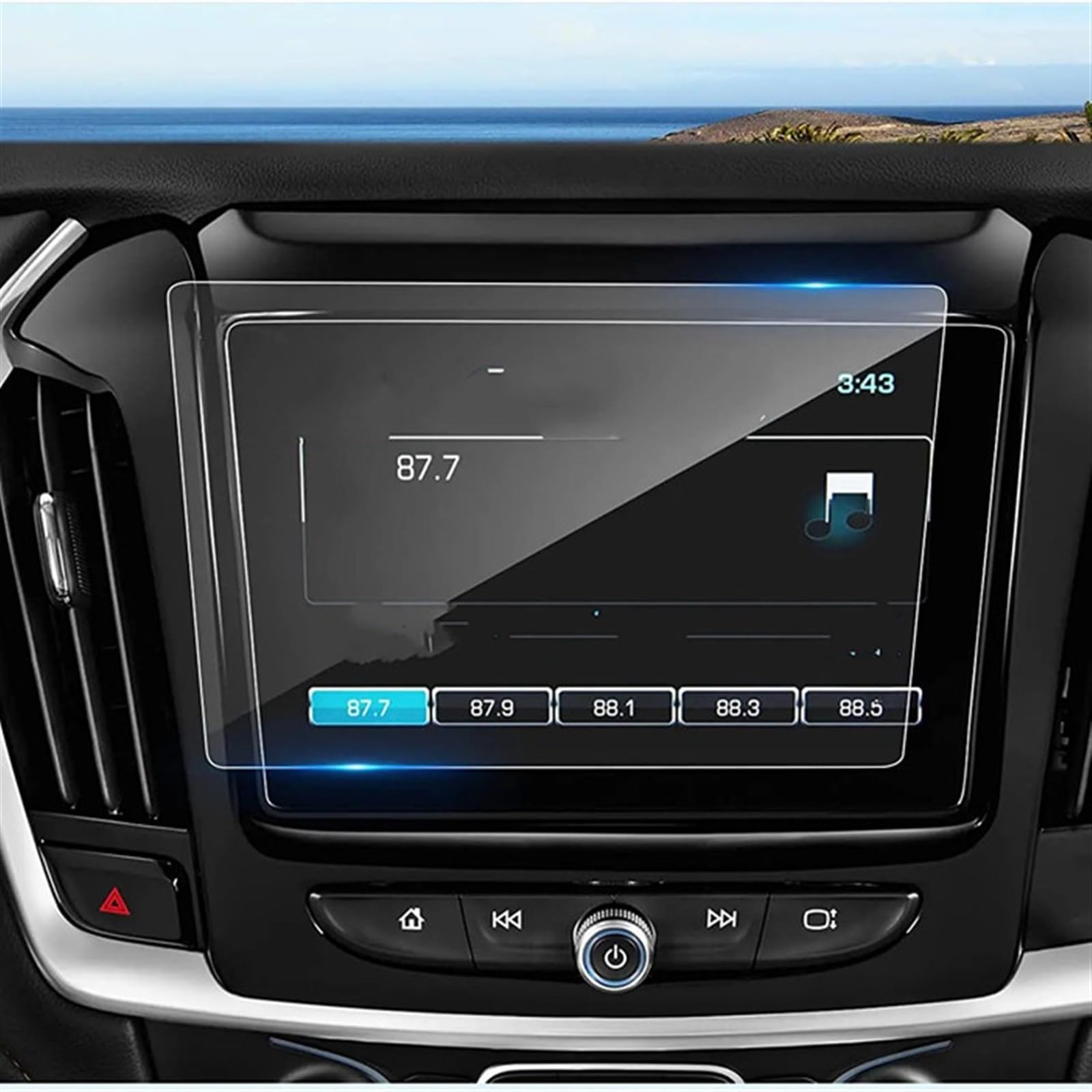 TGFQOLB Auto Navigation Protector Kompatibel Mit Chevrolet Für Traverse 2018 2019 2020 2021 2022 2023 8 Zoll Autonavigations-Bildschirmschutzfolienaufkleber Autozubehör von TGFQOLB