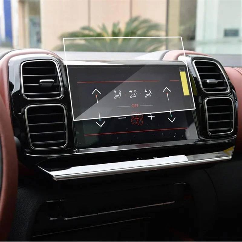 TGFQOLB Auto Navigation Protector Kompatibel Mit Citroen Für C5 Für Aircross 2019 2020 Autoinnenraum Mittelkonsole Transparente Displayschutzfolie Armaturenbrett-Schutzfolie von TGFQOLB