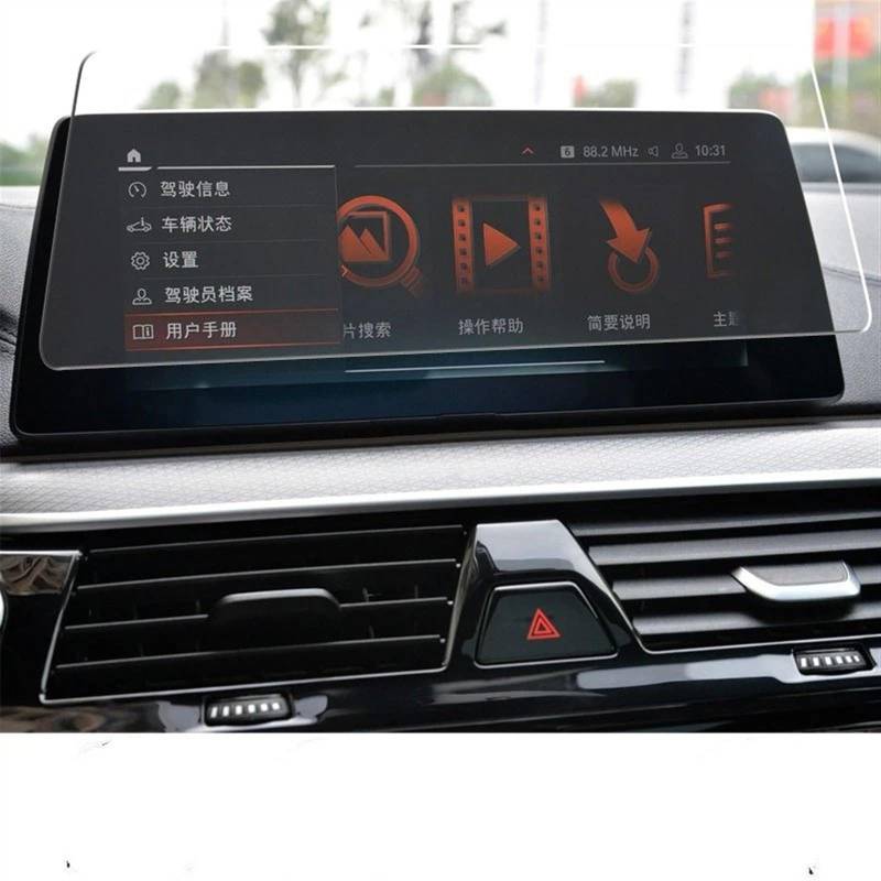TGFQOLB Auto Navigation Protector Kompatibel Mit Für G30 G31 Serie 5 2021 12,5 Zoll Autoinstrument Transparente Schutzfolie Displayschutzfolie Aus Gehärtetem Glas von TGFQOLB