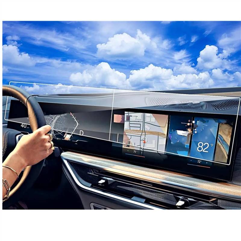 TGFQOLB Auto Navigation Protector Kompatibel Mit Für X3 2024 Autonavigationsschutzfolie Schutzfolie Aus Gehärtetem Glas Für Den Bildschirm Autoinnenraum-Armaturenbrettschutzfolie von TGFQOLB