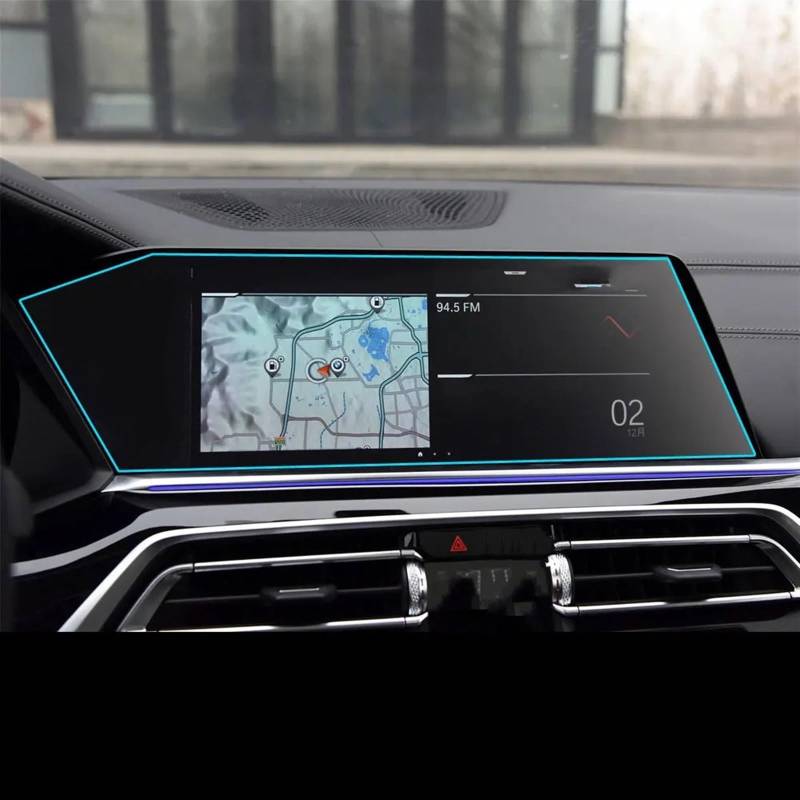 TGFQOLB Auto Navigation Protector Kompatibel Mit Für X5 G05 12,3 Zoll Autonavigation Schutzfolie Panzerglas Displayschutzfolie Autoinstrument Schutzfolie von TGFQOLB