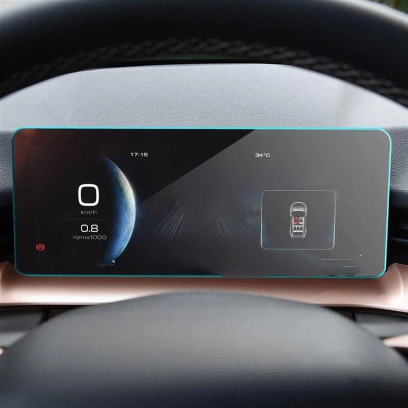 TGFQOLB Auto Navigation Protector Kompatibel Mit Haval Für H6 3rd 2021 Auto Innen Center Konsole Transparent Display-schutzfolie Gehärtetem Glas Display-schutzfolie(Instrument Glass) von TGFQOLB