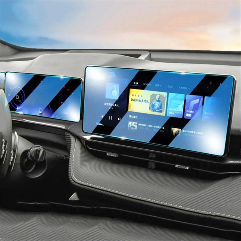 TGFQOLB Auto Navigation Protector Kompatibel Mit Haval Für H6 Gt 2022 2023 2024 Auto Instrument Transparente Schutz Film Gehärtetem Glas Schutz Film Auto Zubehör von TGFQOLB